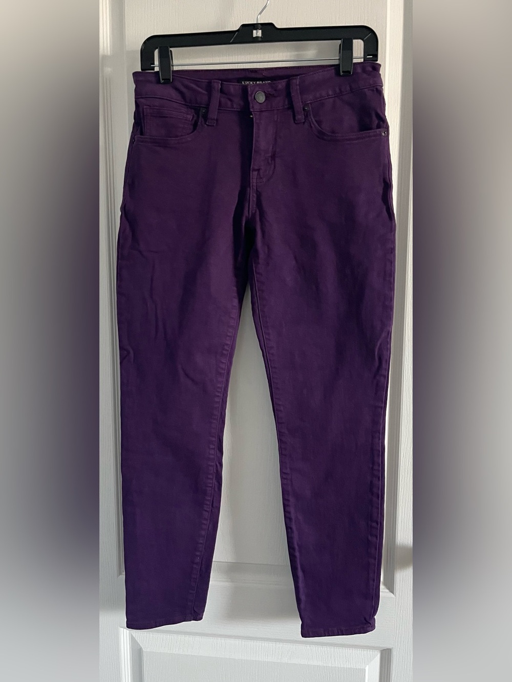 Lucky Brand Women's Deep Purple Skinny Jeans Size 6
